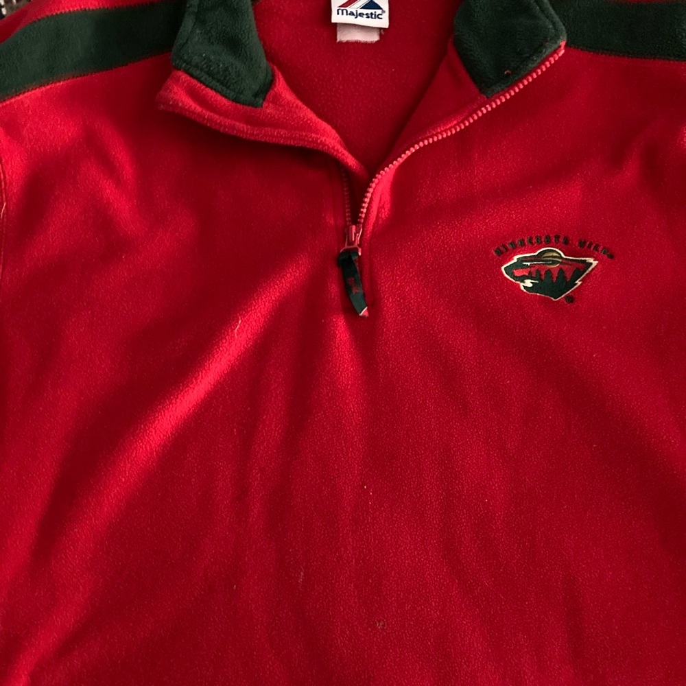 Two long sleeve 1/4 zip sweaters